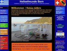 Tablet Screenshot of hellasfreunde.ch